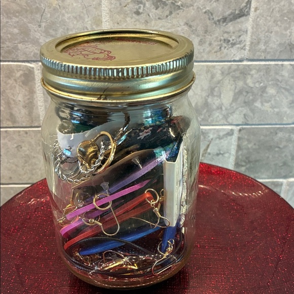 Assorted Jewelry in Mason Jar - Picture 2 of 4